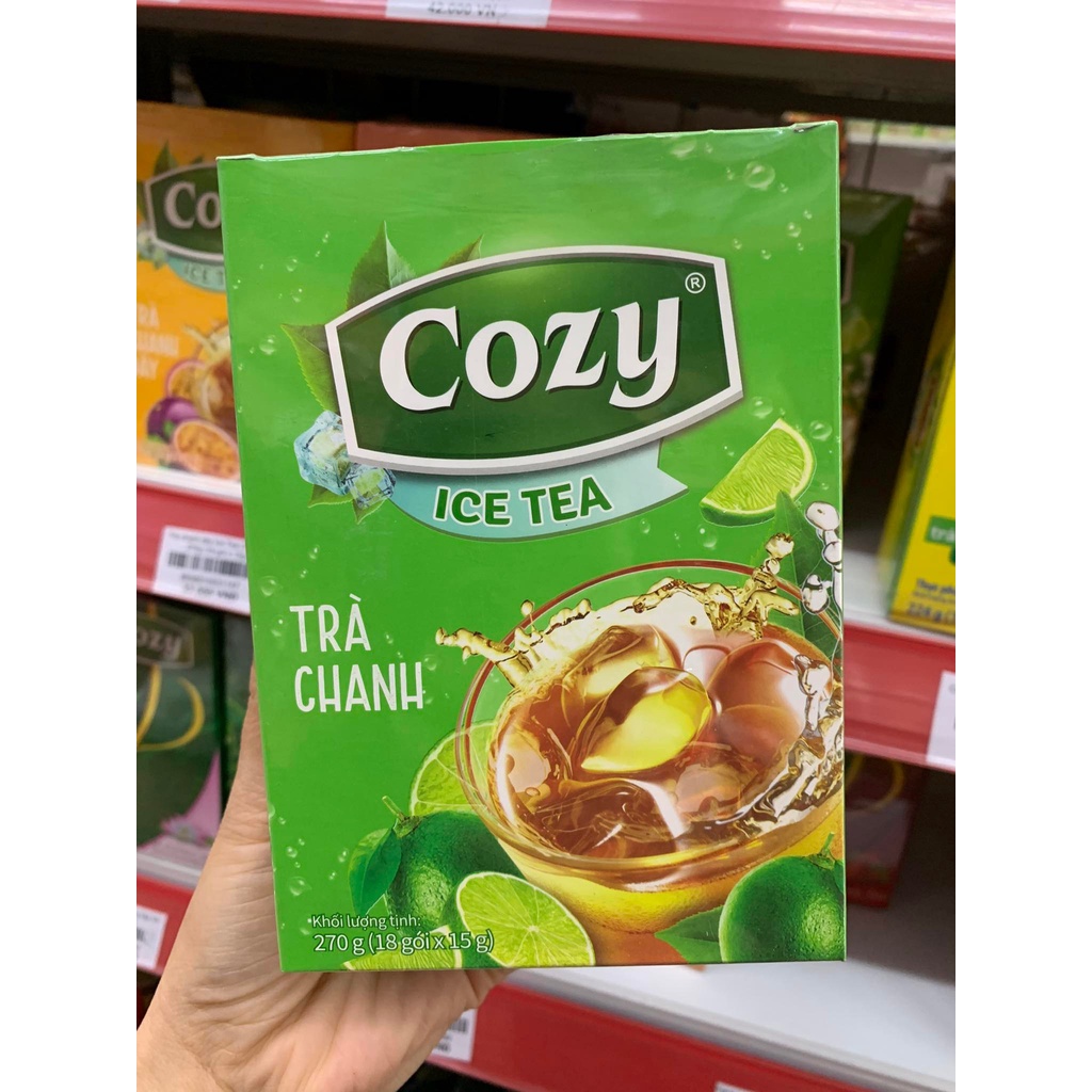 Trà Cozy Icetea hòa tan  hộp 270g