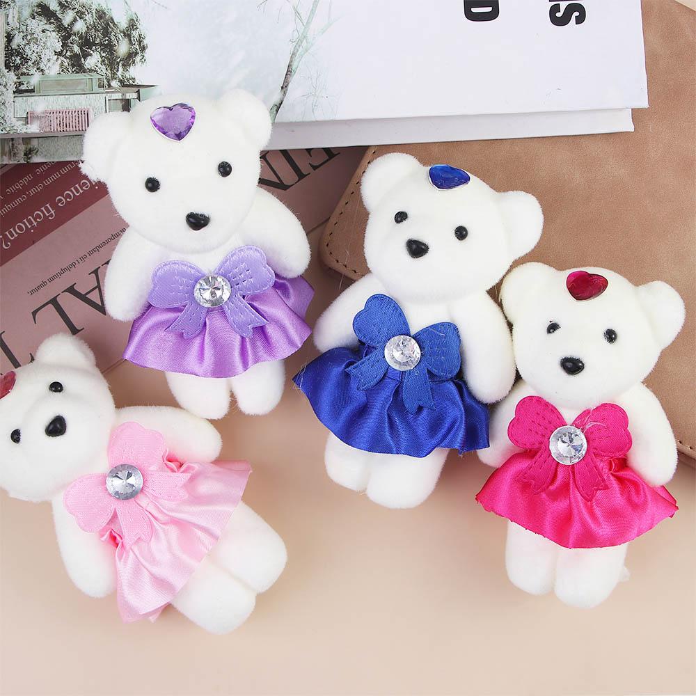 Gấu Teddy Nhồi Bông 12CM Xinh Xắn Dễ Thương