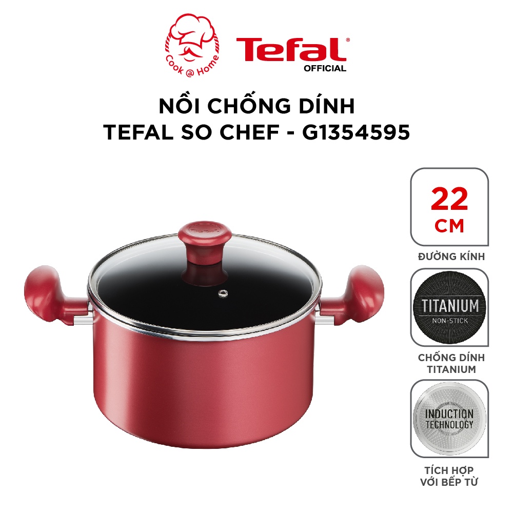 Nồi chống dính Tefal So Chef 22cm - G1354595