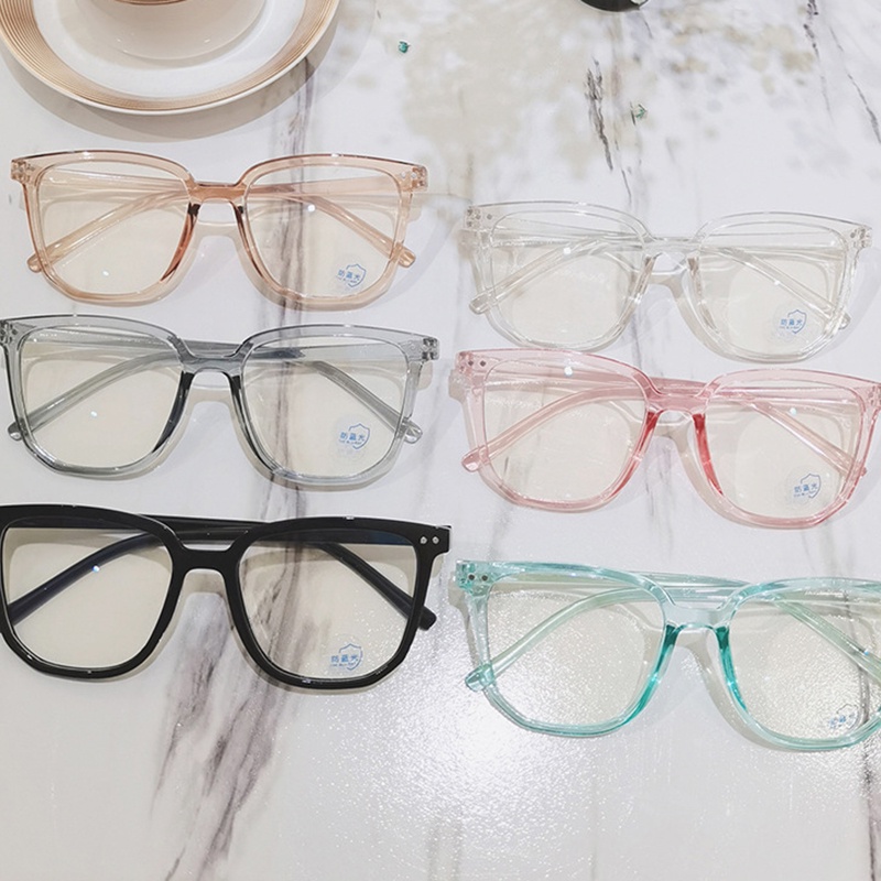 V-shaped glasses frame with square eyes plastic material, beautiful fashion for men and women