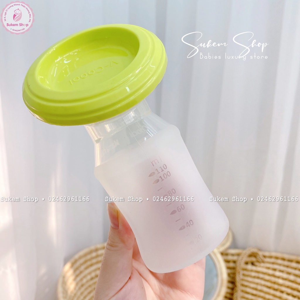 Cốc Hứng Sữa Silicone VCOOOL Cho Mẹ Siêu Tiện Lợi Dễ Dùng