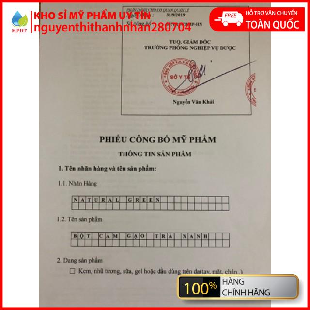 Gói 300gr tắm trắng cám gạo trà xanh,đắp mặt dưỡng da dùng cả cho face & body | BigBuy360 - bigbuy360.vn