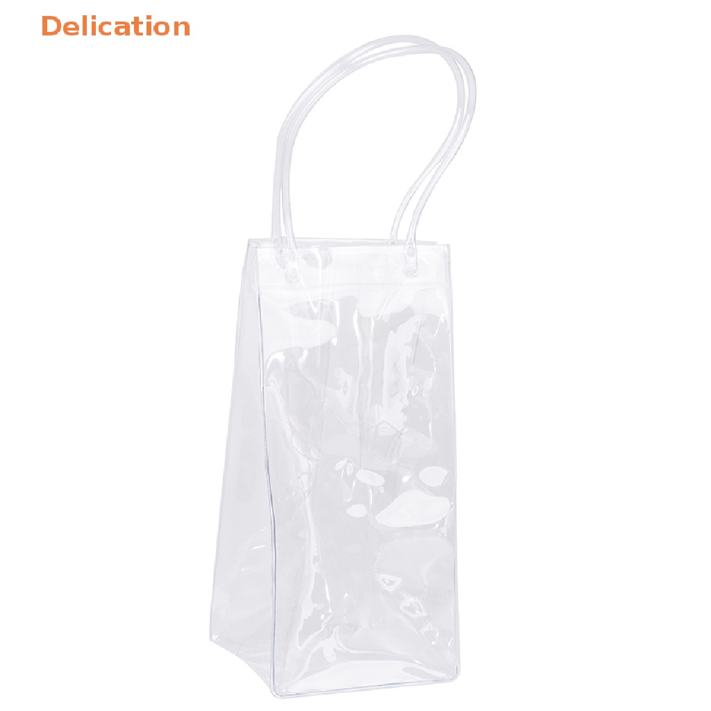 [Delication] PVC Leakproof Tote Bag Transparent Pack Ice Bucket Wine Champagne Bottle Chiller