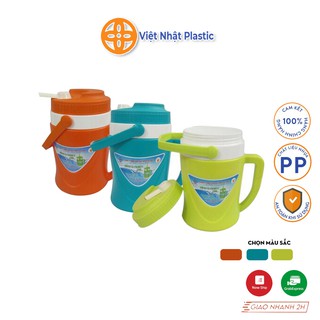 Bình đựng nước giữ nhiệt nhựa Việt Nhật Plastic 2 lít