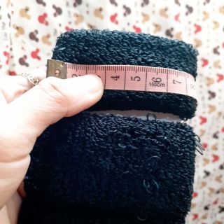 Len cột tóc màu đen loại cứng (bản to 3.5-4cm)