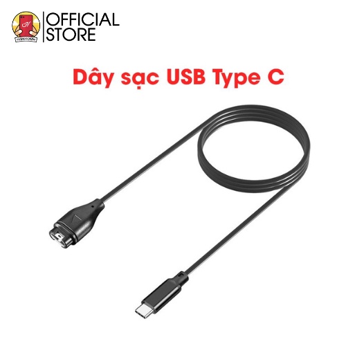 Dây cáp sạc dành cho đồng hồ Garmin Fenix 7,7x,5,5s,5x,6,6S,6X,935,945,245,S60,S62,Vivoactive 3,4 ,Vivosport handtown