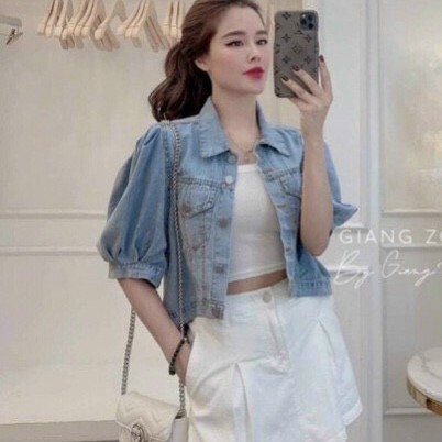 9 mẫu áo khoác jean THÊU Nữ cao cấp hàng chuẩn shop VNXK bao đẹp chất lượng,jean dày mịn bao bền.Hàng chuẩn năm 2020