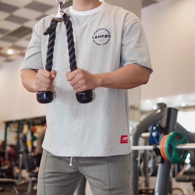 Áo Phông Xanh Oversize, Cotton Co Giản 4 Chiều, Thoáng Mát