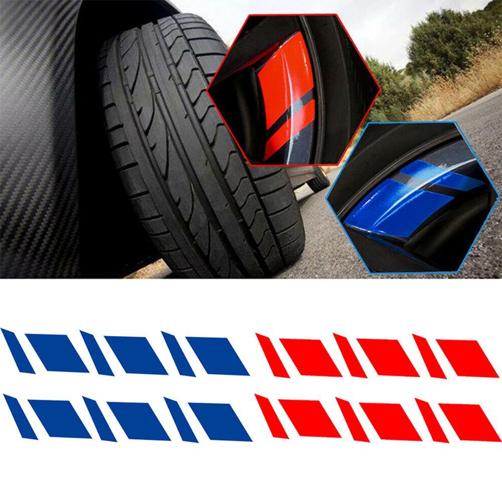 Set 6 Miếng Dán Trang Trí Vành Bánh Xe Hơi Chống Thấm Nước