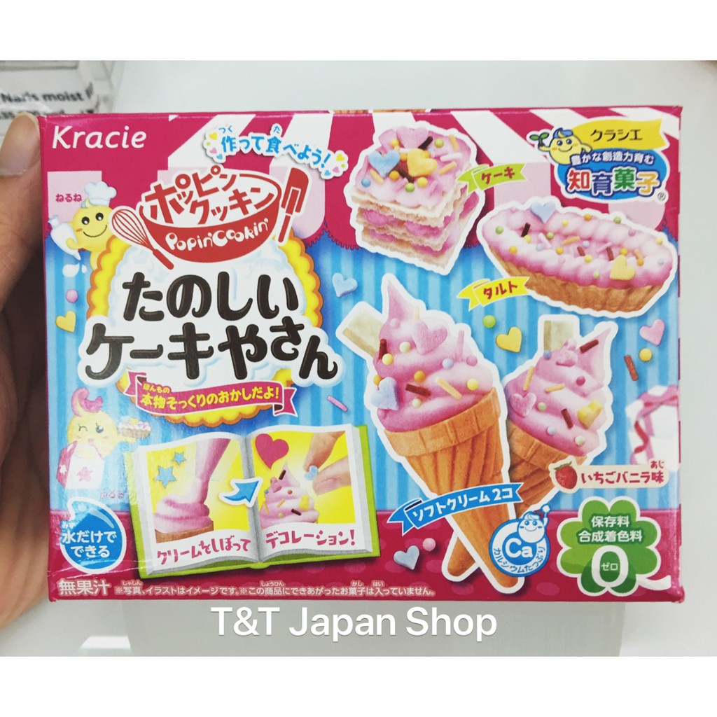 Popin cookin làm kem ốc quế Nhật Bản