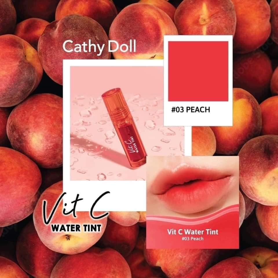 2.7g Cathy Doll Vit C Water Tint/ Son tint / Son nước siêu lì Cathy doll Water Tint Thái lan