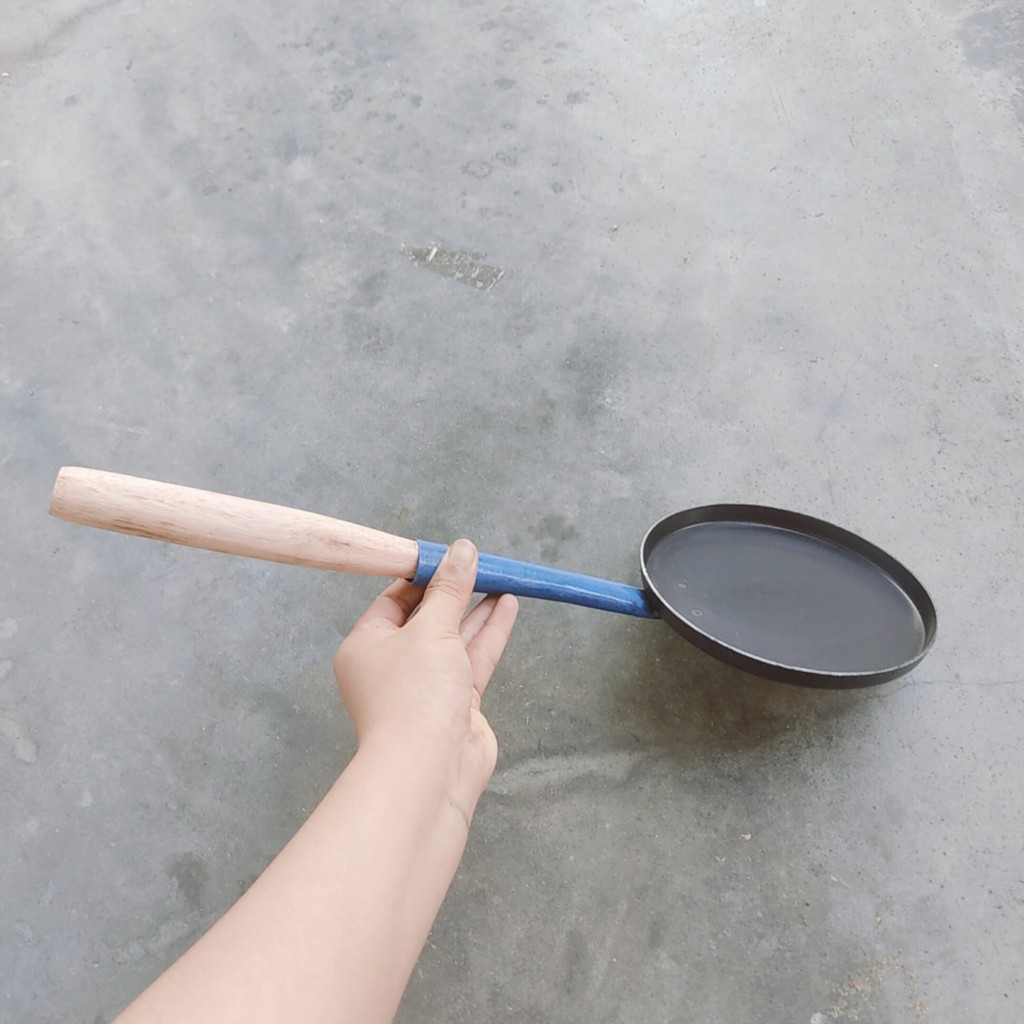 Khuôn đúc bánh xèo miền trung loại dày tốt đường kính 15cm- GIÒN BÁNH KHÔNG DÍNH -
