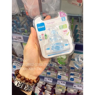 Núm thay bình sữa MAM ( từ 0m+ đến 6+ X )