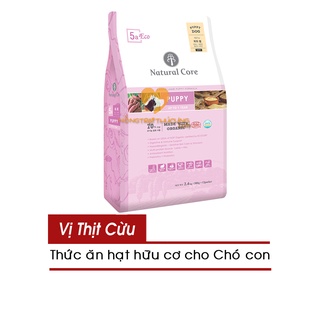 Thức ăn hạt hữu cơ natural core puppy cho chó con - vị thịt cừu