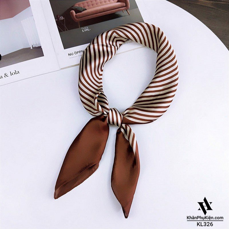 Khăn bandana quấn làm áo Blackpink cao cấp 70 70x70cm turban lụa vuông quàng cổ quấn tóc nữ đẹp