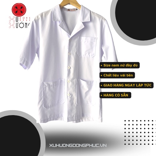 Áo blouse y tá dược sĩ điều dưỡng, nails cao cấp