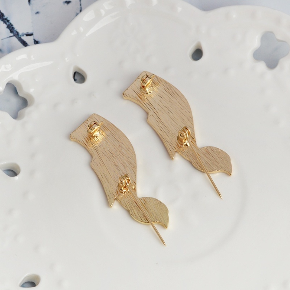 Ghim cài áo hình cá Koi dễ thương sáng tạo