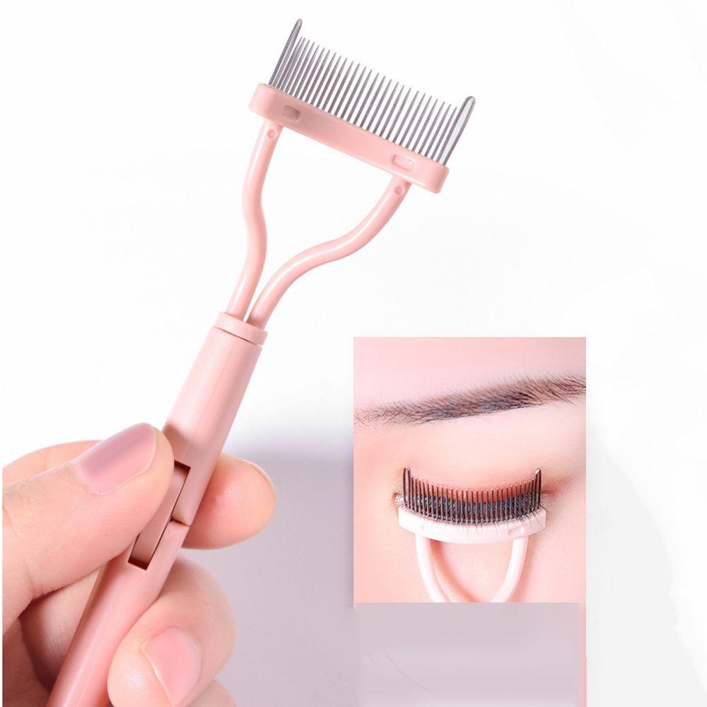 Bộ Lược Chải Uốn Cong Lông Mi Chuyên Nghiệp Thiết Kế Nhỏ Gọn Tiện Lợi