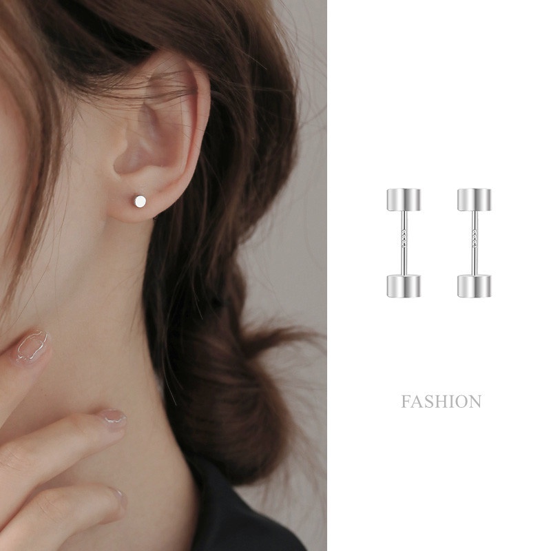 Khuyên tai WE FLOWER thép không gỉ 316L thời trang cá tính đơn giản