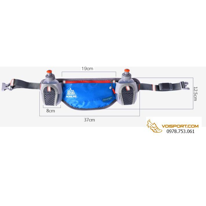 Đai đeo bụng chạy bộ kèm hai bình nước Aonijie E882