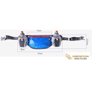 Đai đeo bụng chạy bộ kèm hai bình nước Aonijie E882