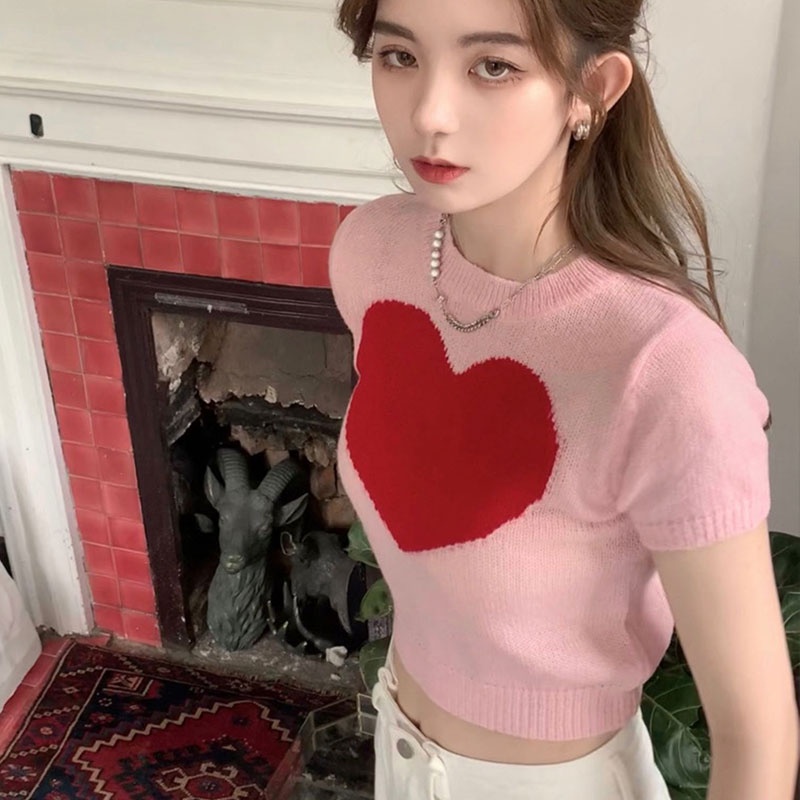 Áo Thun Tay Ngắn Phong Cách Hàn Quốc Thời Trang Mới Cho Nữ