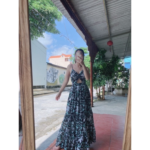 Đầm maxi 2 dây