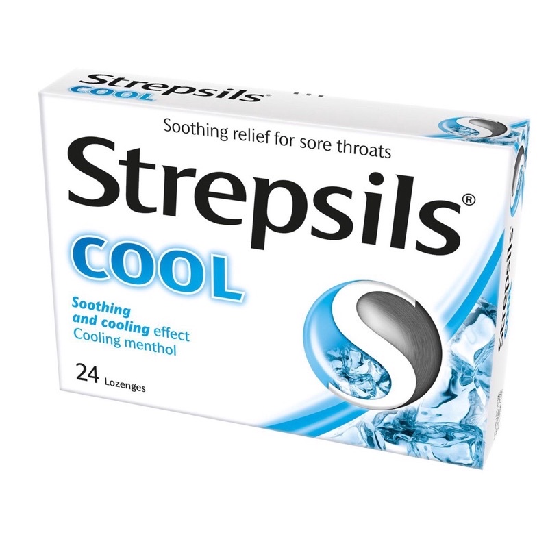 Viên ngậm Strepsils Cool 24 viên