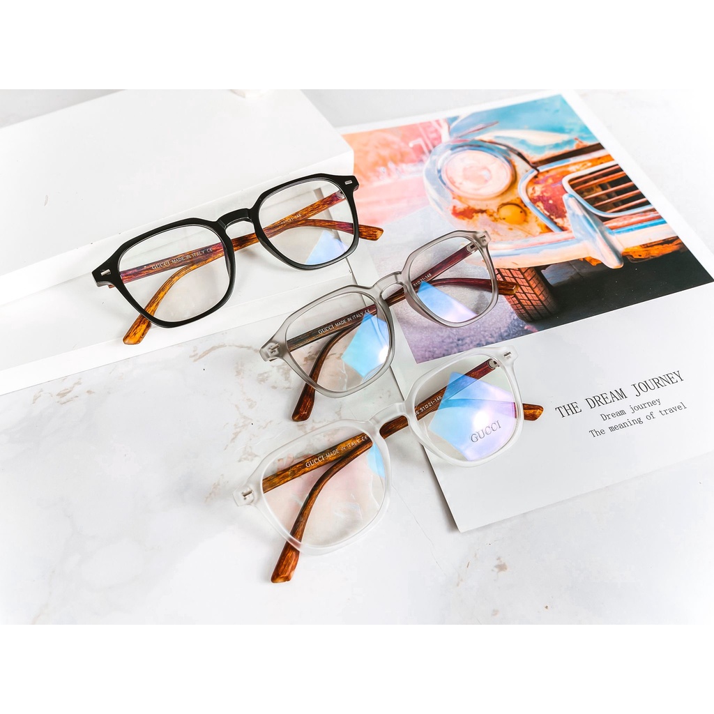 Gọng kính cận thời trang nam nữ dáng vuông unisex cá tính - 75236
