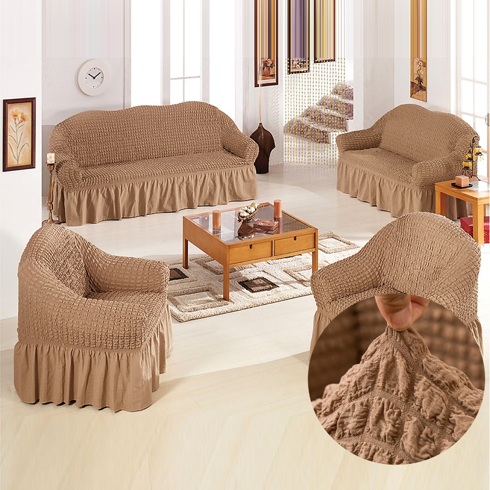 Vỏ bọc ghế sofa 1/2/3/4 chỗ ngồi đàn hồi tốt chuyên dùng trang trí nội thất