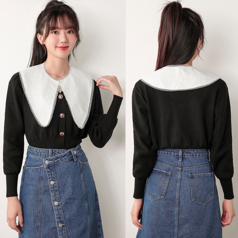 Cổ Áo Rời Phối Dây Kiểu Hán Phục Thời Trang Cho Nữ