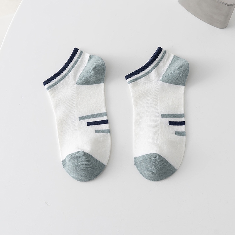 Vớ cotton Cổ Ngắn Thoáng Khí Chất Lượng Cao Thời Trang Mùa Hè Cho Nam