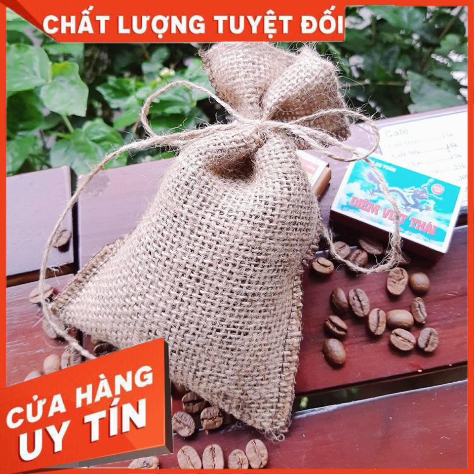 [Xả kho + free ship] Túi treo cà phê trên oto kèm tinh dau thơm