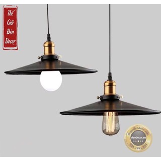 Đèn thả trang trí quán cafe chao đĩa bay đui đồng 22CM 26CM 30CM