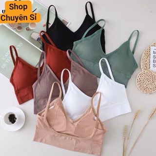 Áo bra thun gân hở lưng, khoét lưng chữ u siêu mát chất đẹp