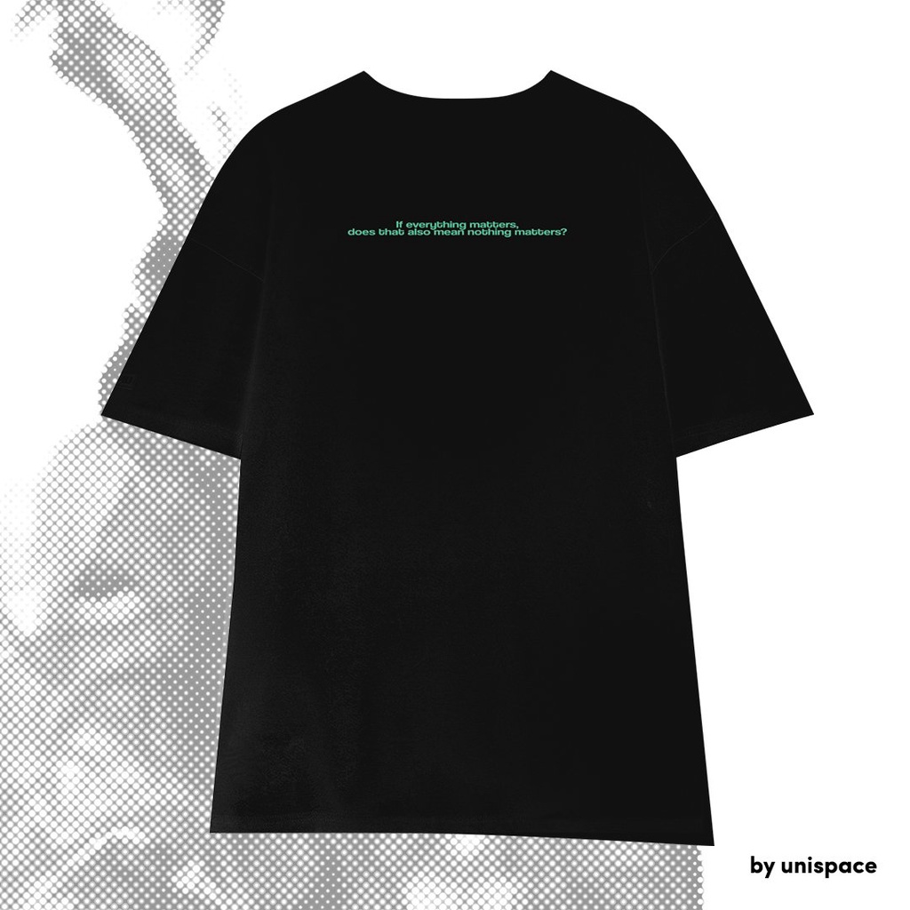 Áo thun tay lỡ local brand By Unispace unisex nam nữ form rộng cotton burn it
