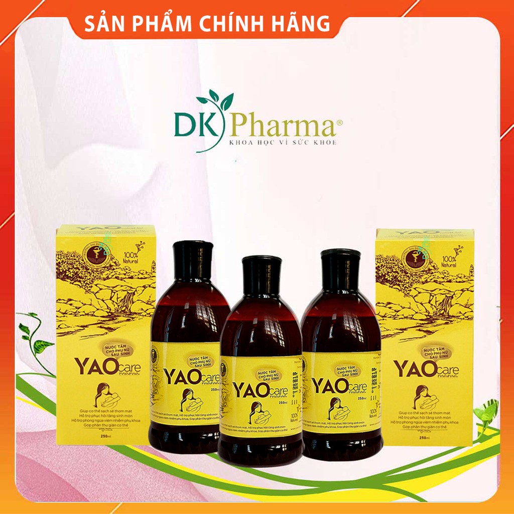 Nước tắm gội thảo dược DK Pharma Yaocare Mama cho mẹ sau sinh - Chai 250ml