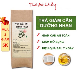 Trà giảm cân dưỡng nhan hỗ trợ detox, thải độc