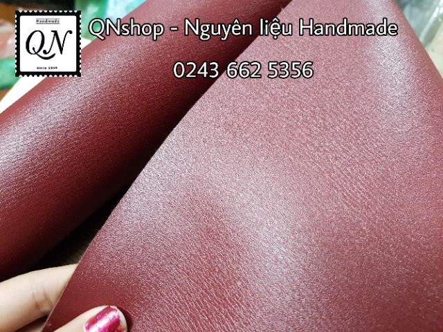 Vải da dày may túi, ví, nguyên liệu làm túi, nguyên liệu Handmade