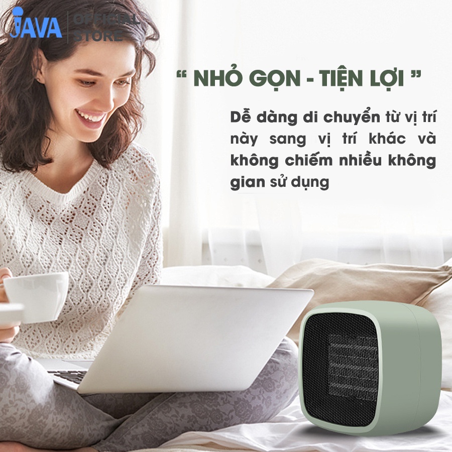 [CÔNG SUẤT 800W LÀM ẤM TRONG 2S] Quạt sưởi mini để bàn, nhỏ gọn và sang trọng, ấm siêu nhanh