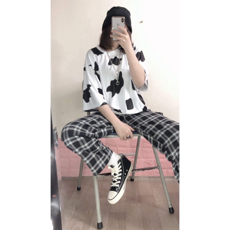 áo loang bò sữa⚡️FREESHIP EXTRA⚡️ảnh thật cuối