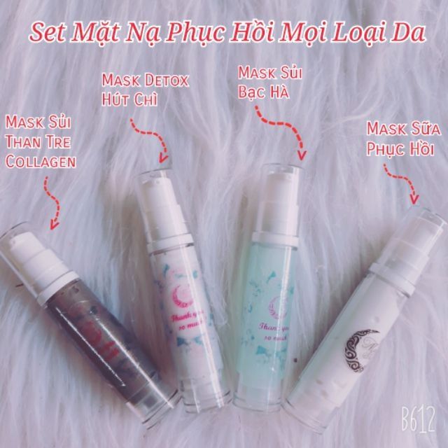 Set mặt nạ cho mọi loại da Handmade