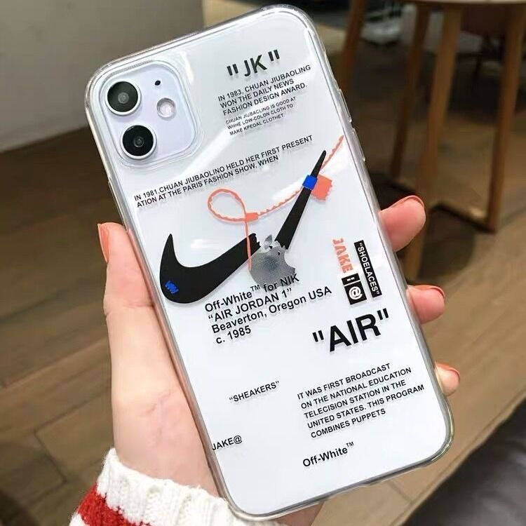 AIR off-white label high quality Phone Case iPhone 11 X 6 6s 7 8 Plus Xs Max Xr fashion Soft Cover | BigBuy360 - bigbuy360.vn