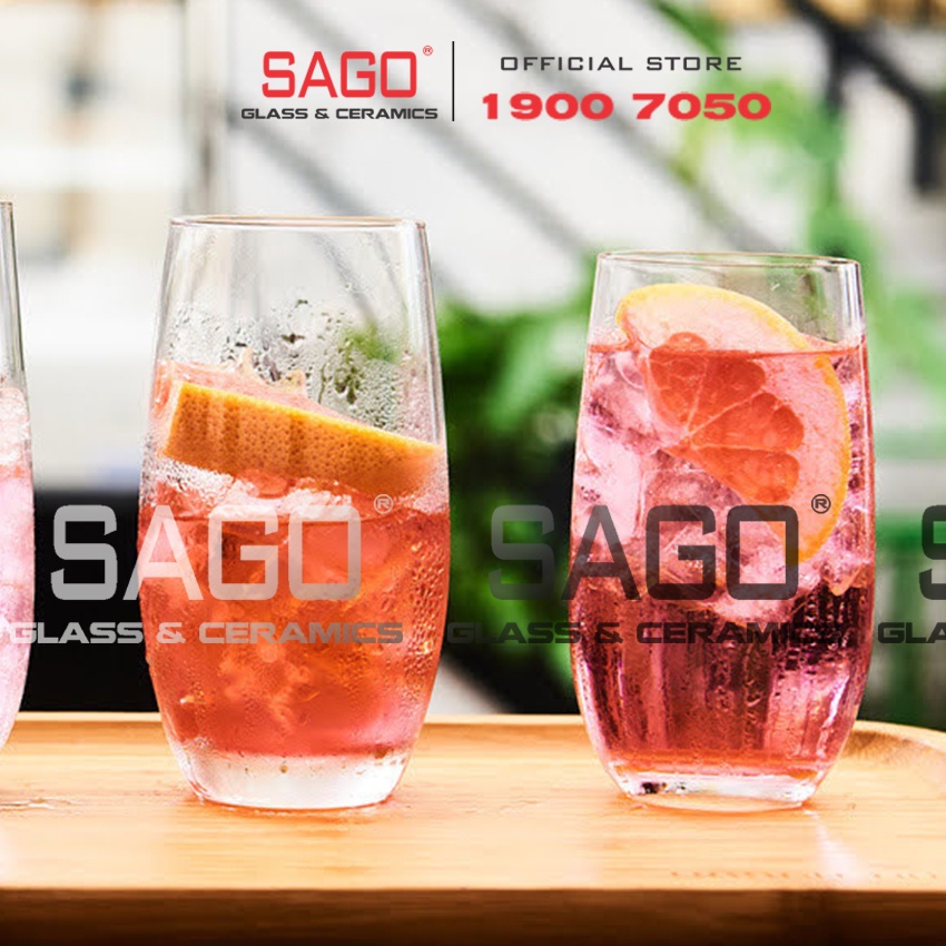 Ly thủy Tinh Pha Lê IDELITA Ivory Long Drink Crystal Glasses 520ml | Tùy Chọn Dung Tích