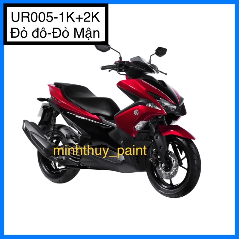 Sơn xe máy Yamaha NVX màu Đỏ đô UR005-1K và UR005-2K Ultra Motorcycle Colors