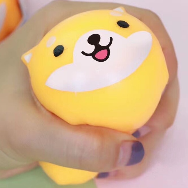 Đồ Chơi Squishy Hình Chú Chó Shiba Dễ Thương Giúp Giảm Căng Thẳng