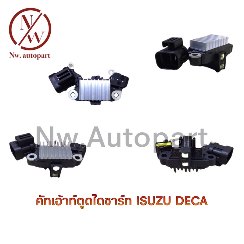 Máy phát điện cắt mông ISUZU NEW DECA 6HK1 (DECA MỚI)