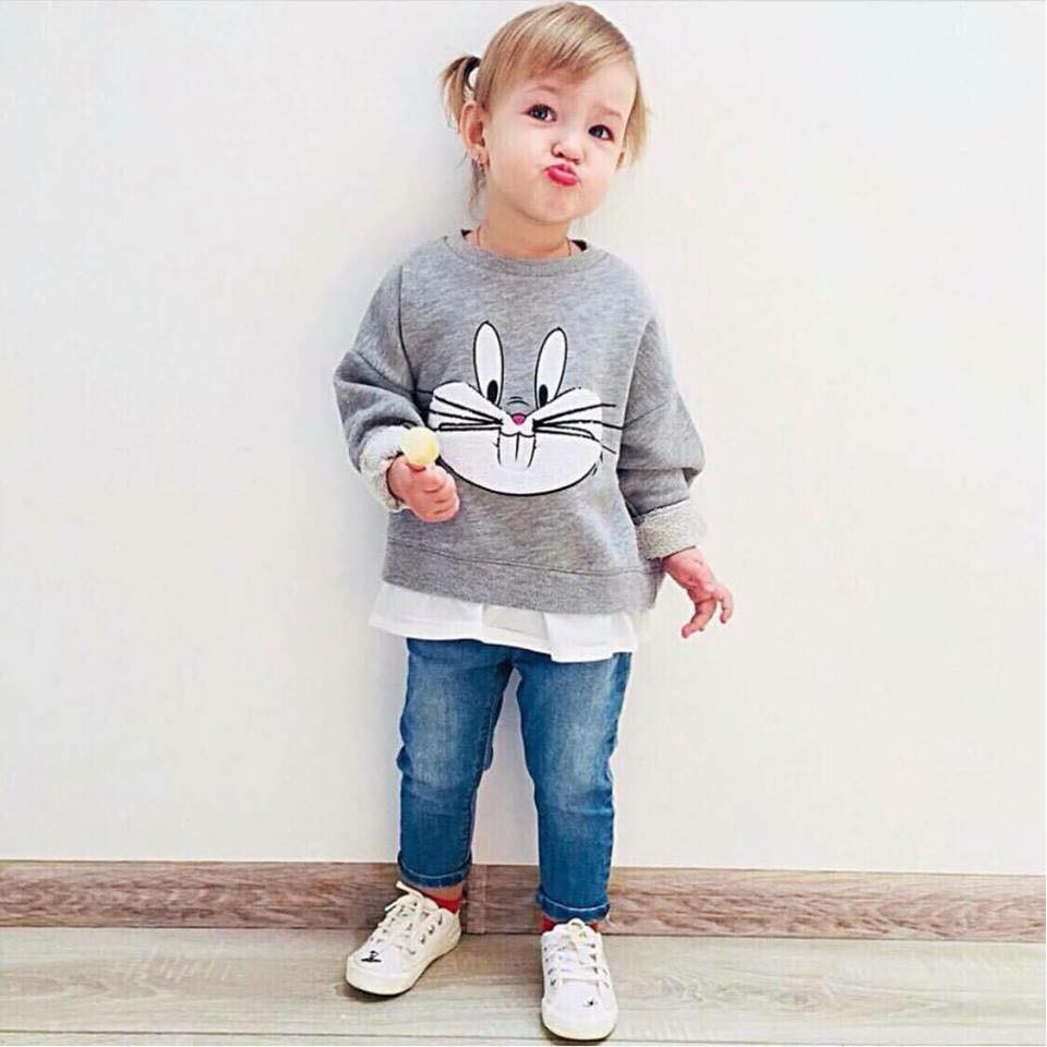 T8.87_Áo nỉ thỏ zara girl siêu xinh (1-5y)