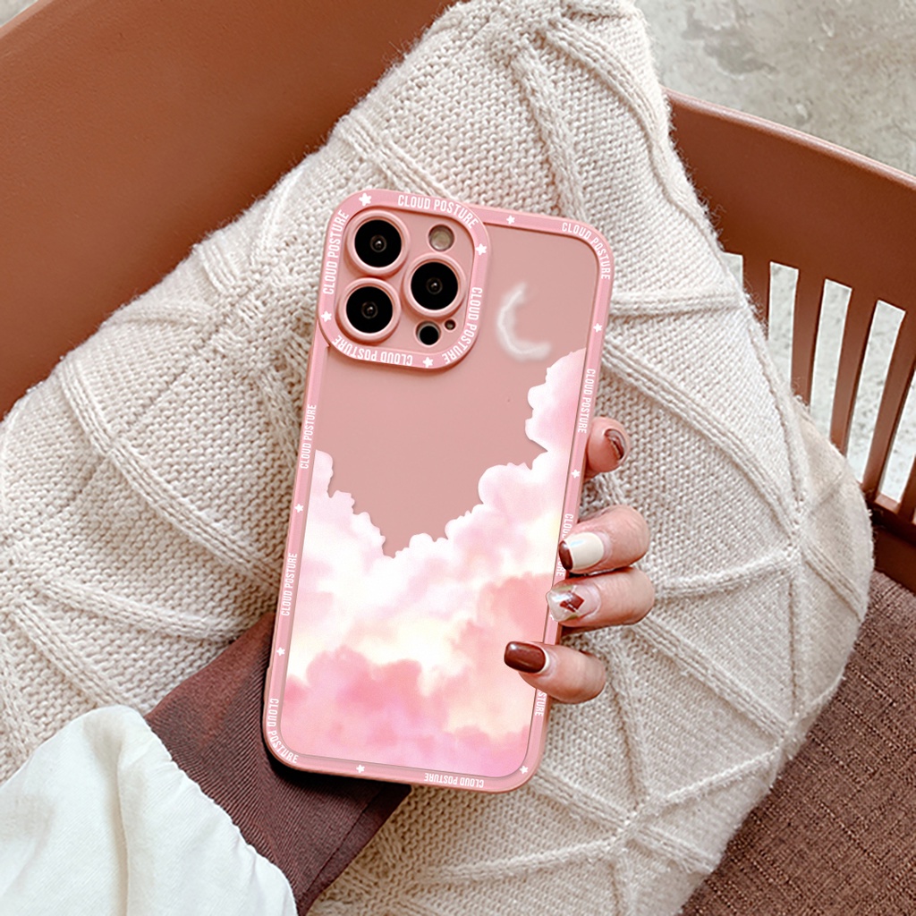 Ốp lưng iphone cạnh vuông lỗ camera mây trăng 6/6splus/7/7plus/8/8plus/x/xr/xs/11/12/13/pro/max/plus/promax-Awifi Y3-2