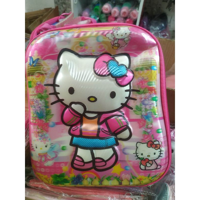 (Xả kho) Balo in hình 3D nổi Kitty,Công chúa cho bé gái